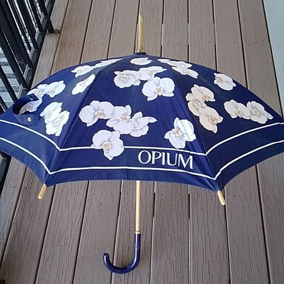 YSL YVES SAINT LAUREN VINTAGE OPIUM UMBRELLA - Picture 3 of 16